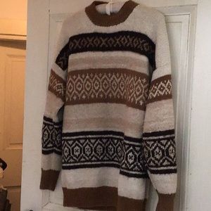 Alpaca hand made sweater, M